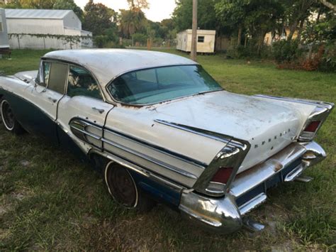 1958 buick special 4 door white no reserve for sale