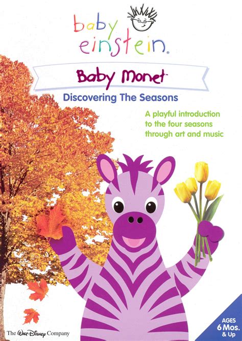 buy baby einstein baby monet discovering  seasons dvd