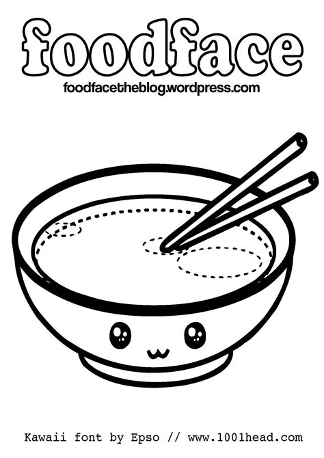 cute food coloring pages kawaii kidsworksheetfun
