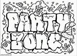 Coloring Pages Cool Graffiti Colouring Library Clipart Easy Animal sketch template