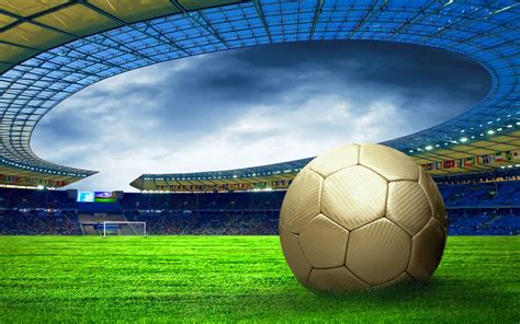 Soccer Ball On The Field Wallpapers Soccer Ball On The
