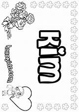 Kim Coloring Name Pages Color Hellokids Names Online Print sketch template