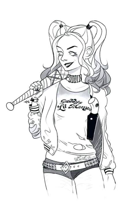 injustice harley quinn coloring pages