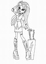 Monster High Coloring Pages Wishes Printable Color Print Getcolorings Getdrawings sketch template