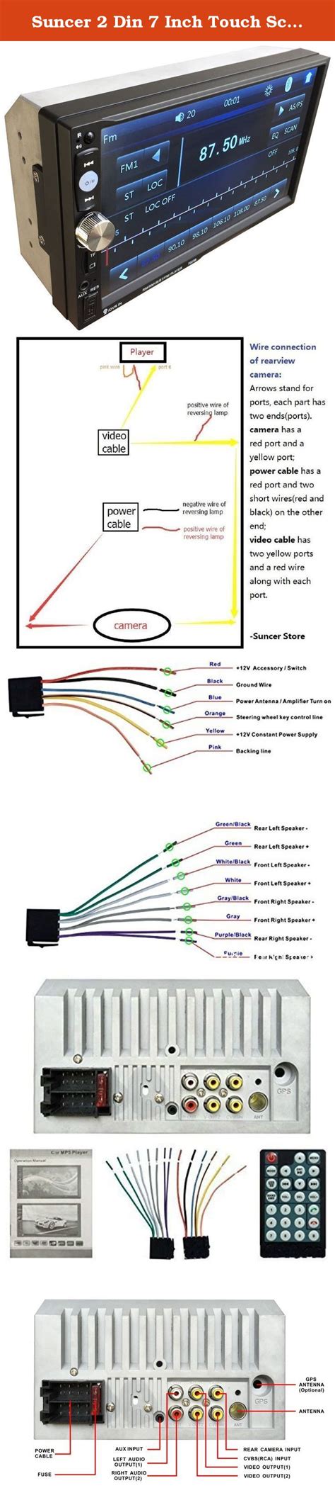 headrest dvd wiring diagram top  travel pro suiter