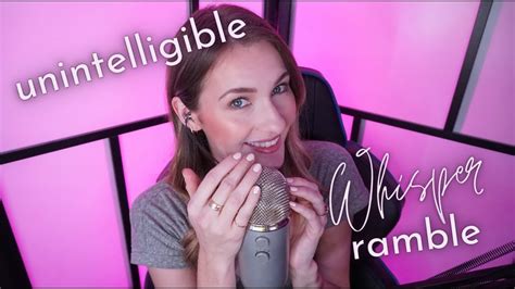 Asmr Unintelligible Whisper Ramble Youtube