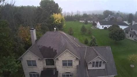 drone roof cleaning  youtube