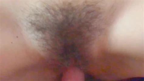 shoot a big cumshot on hairy pussy and body of my wife