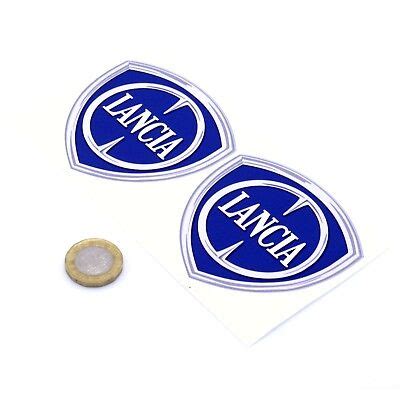 lancia badge decal vinyl car stickers mm  race racing rally sticker bomb ebay