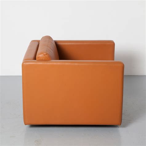 charles pfister lounge chair knoll cognac leder ⋆ neef louis design