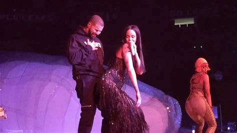 watch drake perform one dance during rihanna s concert in toronto
