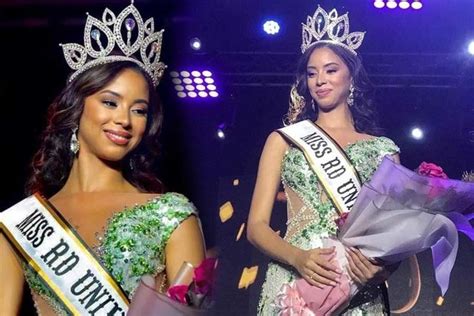andreína martinez is the newly crowned miss dominican republic 2021 and