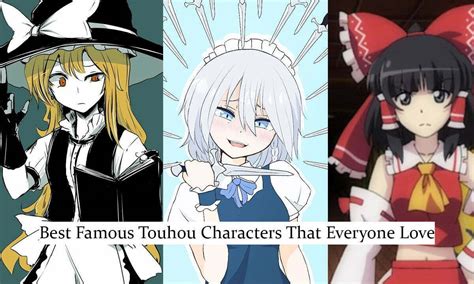 famous touhou characters   love