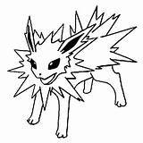 Pokemon Jolteon Coloring Pages Eevee Flareon Piplup Espeon Evolutions Leafeon Kolorowanki Glaceon Evolution Printable Color Pikachu Online Getcolorings Getdrawings Voltali sketch template
