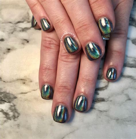 chrome nails chrome nails  nails turquoise ring