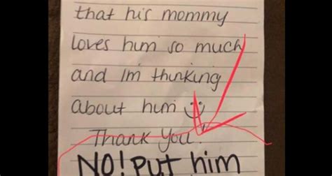 Mum Finds Lunch Box Note With Disgusting Message