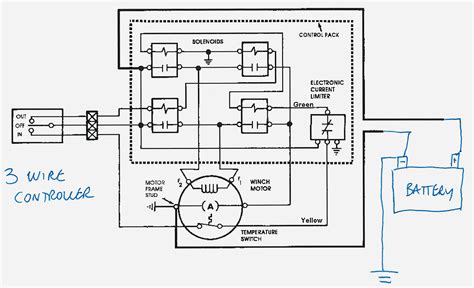 warn winch wiring diagram  solenoid wiring diagram image