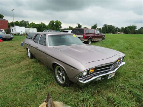 lot va  chevelle dr wagon vanderbrink auctions