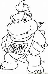 Bowser Jr Coloring Mario Pages Super Drawing Color Printable Print Getcolorings Coloringpages101 Pdf sketch template