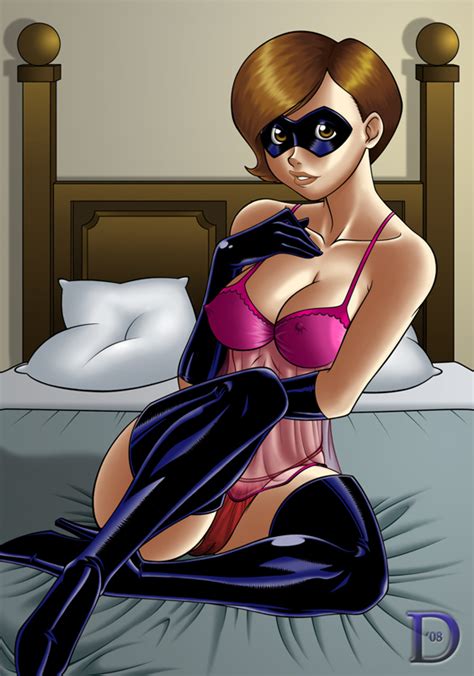 elastigirl lingerie incredibles cartoon porn gallery superheroes