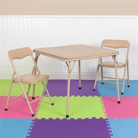 lancaster home kids  piece folding table  chair set kids activity table set walmartcom