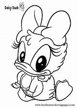 Duck Daisy Coloring Baby Pages Disney Printable Drawing Cartoon Kids Colouring Print Drawings Coloriage Characters Draw Sheets Cartoons Chibi Visit sketch template