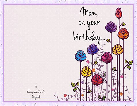 happy birthday card corey van zandt