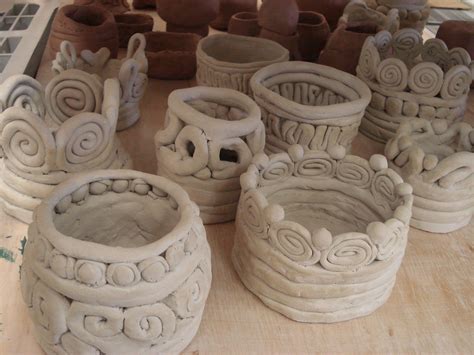 fantastic  clay pottery coil concepts grade  students  coil vessels   clay