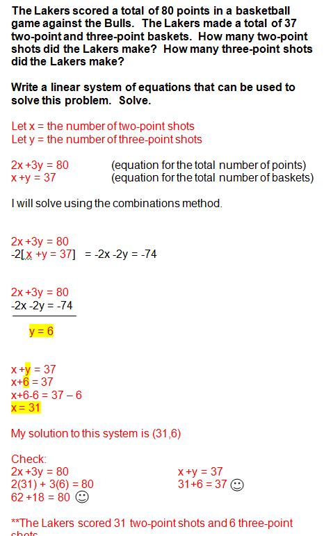 system  equations word problems