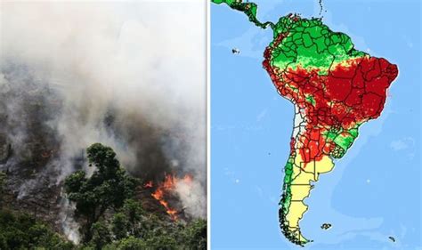 amazon fires size rainforest fire covering   brazil   space map images world