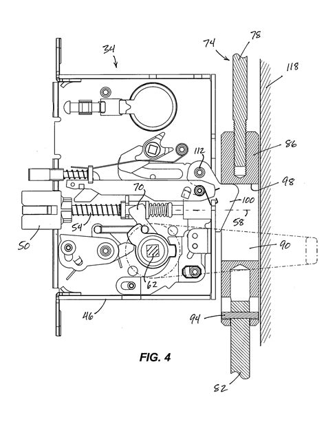 patent  mortise lock assembly  method  assembling google patents