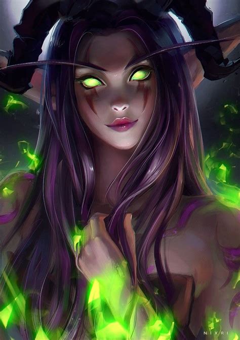 Pin By Fantasy On Diablesas And Demonias Warcraft Art World Of