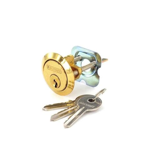 securit  polished brass spare cylinder   keys universal tony almond