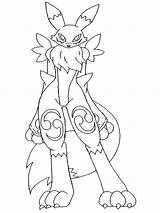 Renamon Coloring Pages Cute Lineart Choose Board Color sketch template