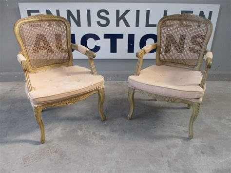 pair  drawing room chairs colebrooke estate health spa clearance