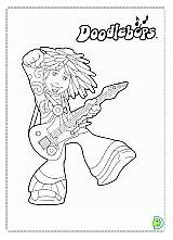 Coloring Doodlebops Dinokids Pages Close Tvheroes sketch template