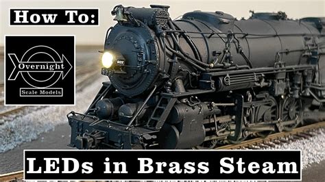 install  led   headlight   brass steam locomotive youtube