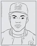 Coloring Rapper Pages Rappers Gangsta Drake Chance Rap Book Bun Printable Drawing Hat Print Colouring Color Tumblr Colour Activity Drawings sketch template