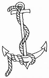 Anchor Coloring Pages Printable Color Getdrawings Library Getcolorings Rope Popular sketch template