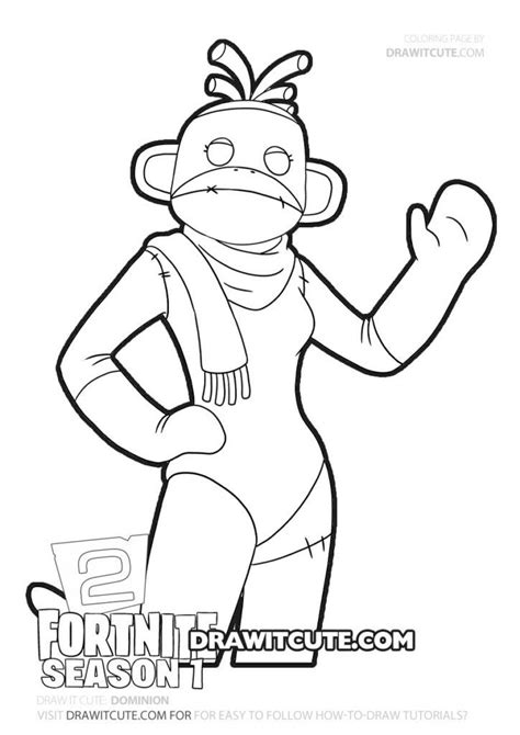 fortnite colouring pages easy   fortnite coloring pages