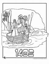 Columbus Coloring Christopher Pages Ships 1492 Kids Color Clipart Print Getcolorings Minion Printable Activities Library Printer Send Button Special Only sketch template