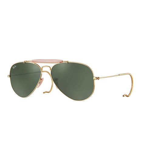Ray Bans Outdoorsman Sunglasses Gold 0rb3030 L0216 58