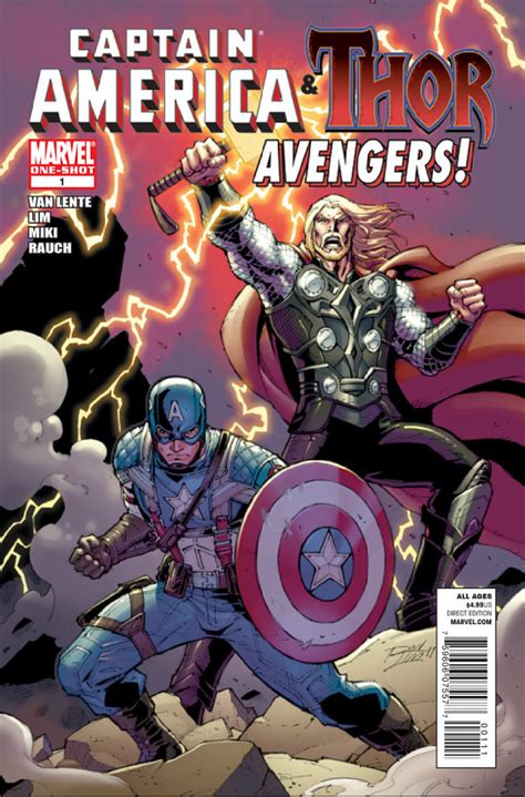 Captain America And Thor Avengers Marvel Cinematic Universe Wiki