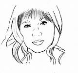 Jennette Mccurdy Lineart Deviantart sketch template