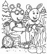 Arthur Coloring Pages Kids Cartoons Printable Print Color Friends Cartoon Popular Activity Book Library Clipart sketch template