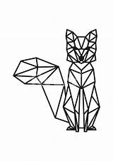 Geometric Animal Drawing Clipartmag sketch template
