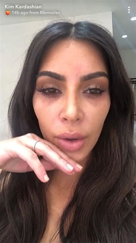 kim kardashian shares video of herself without foundation in must see
