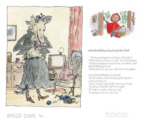 little red riding hood and the wolf revolting rhymes quentin blake