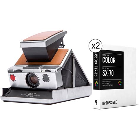 impossible polaroid sx  original instant film camera kit