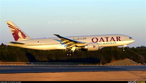 A7 Bfc Qatar Airways Cargo Boeing 777f At Tokyo Narita Intl Photo
